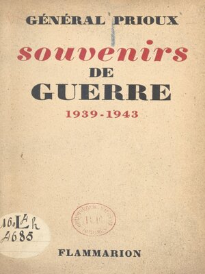 cover image of Souvenirs de guerre